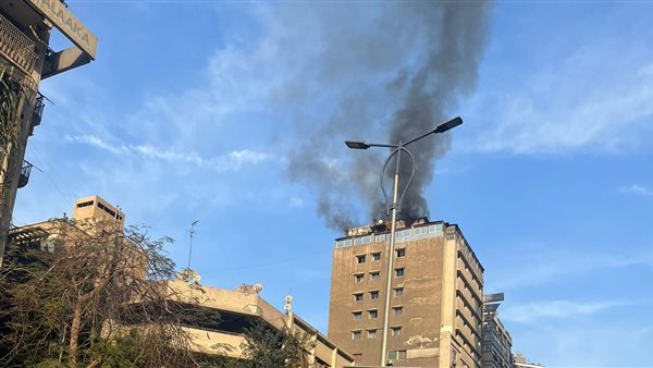 جانب من الحريق