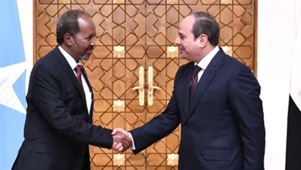 استقبال السيسي لرئيس