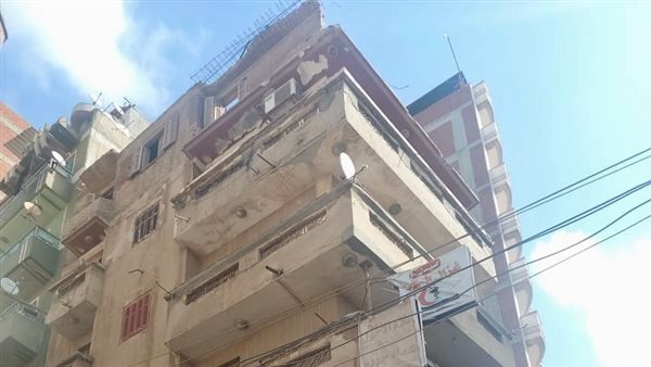 موقع العقار المنهار