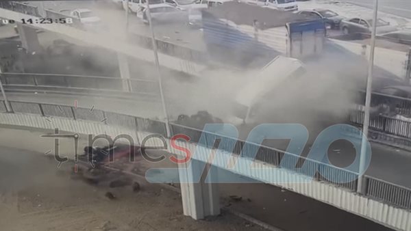 جانب من الحادث 