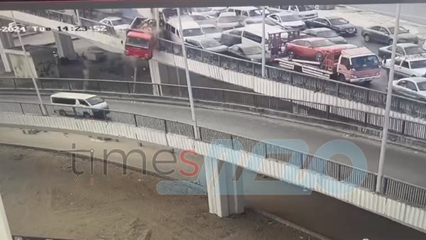 جانب من الحادث 