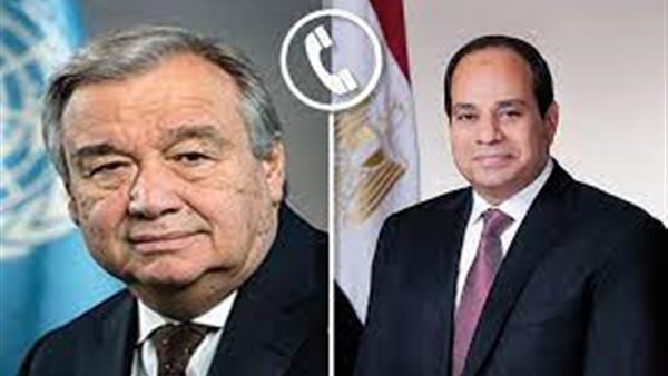  السيسي يتلقى اتصالًا