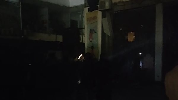 حريق هائل داخل ملاهى