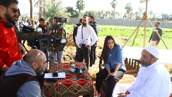 جانب من تصوير الفيلم