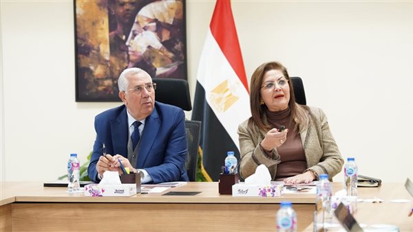 وزيرة التخطيط ووزير