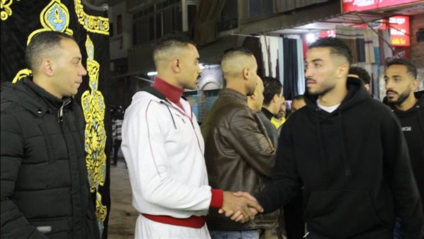 عزاء والد أحمد نبيل