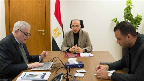 إجتماع وزير الرى