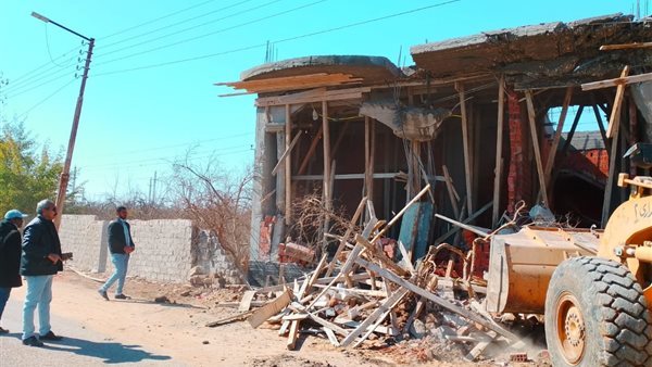 زالة تعديات على أراضي