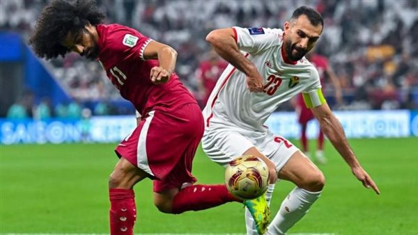 صورة من مباراة قطر