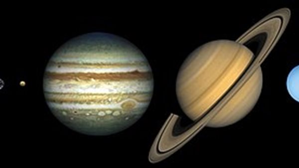 الكواكب الكبيرة كانت