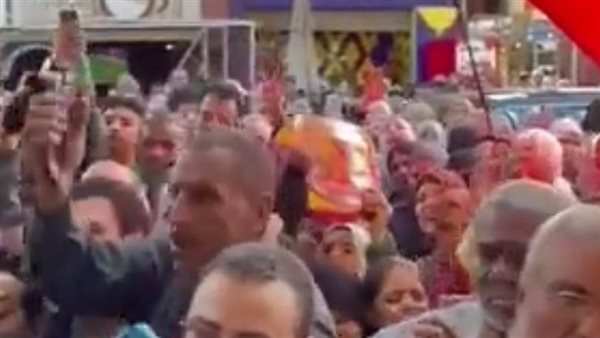 جانب من التجمهر 