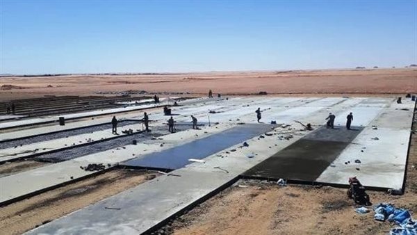 المرحلة الاولي للرصف