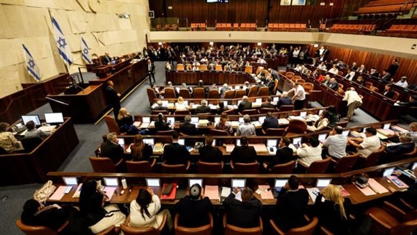 جلسة بالكنيست الإسرائيلي