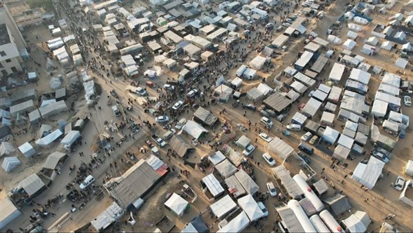 تكدس النازحين  