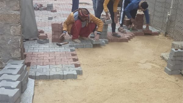  تركيب بلاط الانترلوك