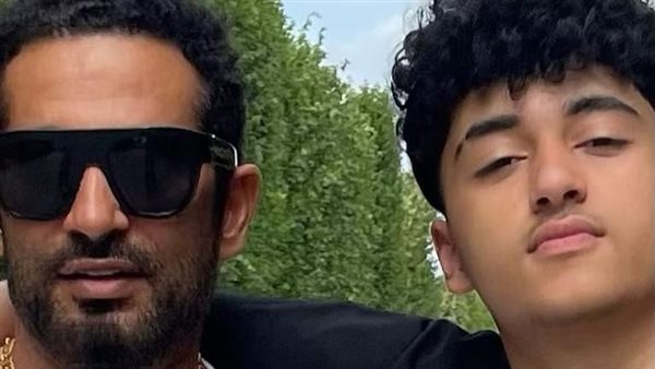 عمرو سعد وابنه