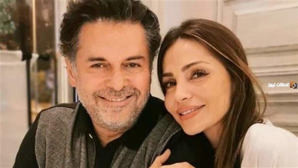 راغب علامة و زوجته