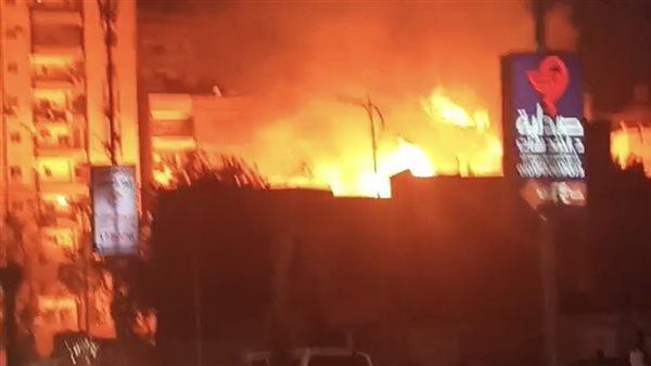 حريق ستوديو الأهرام