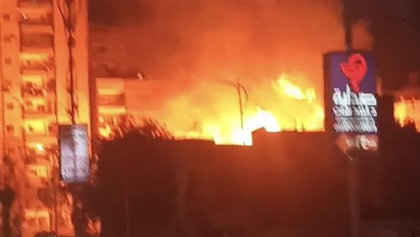 حريق ستوديو الأهرام