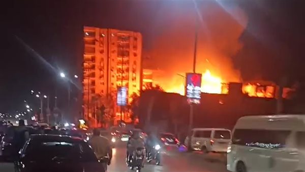 حريق ستوديو الاهرام