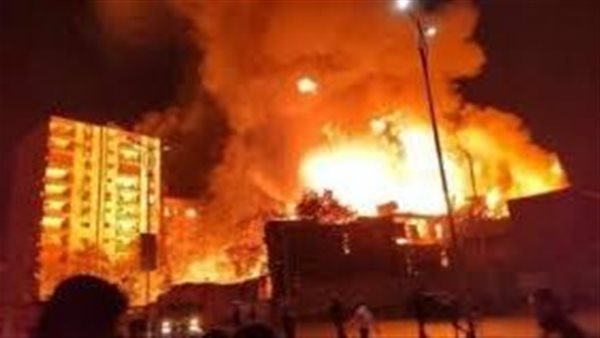 حريق ستوديو الأهرام