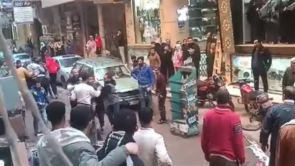 جانب من المشاجرة