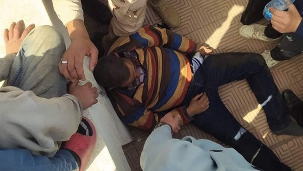 السائق المصاب 