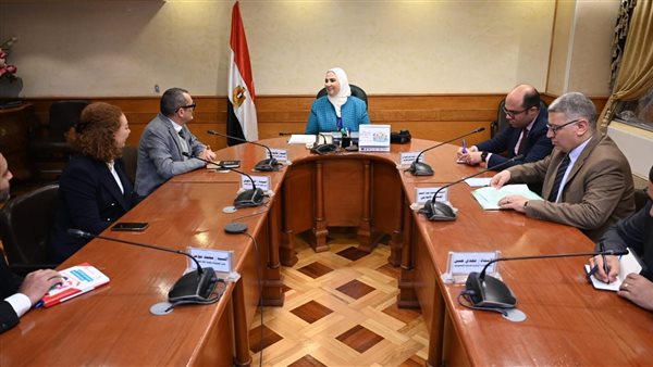 وزيرة التضامن خلال