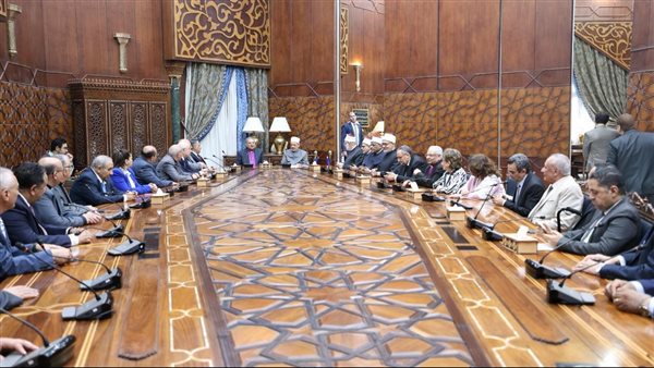 شيخ الأزهر خلال استقباله