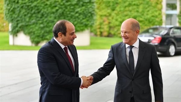 شولتس مهنئا الرئيس