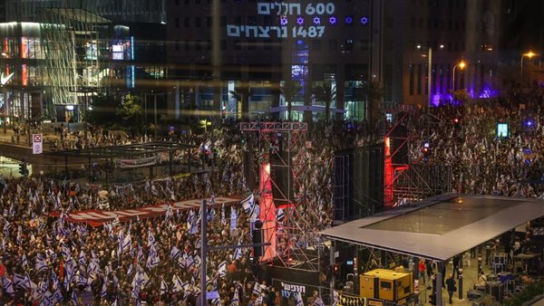 مظاهرات ضد نيتنياهو