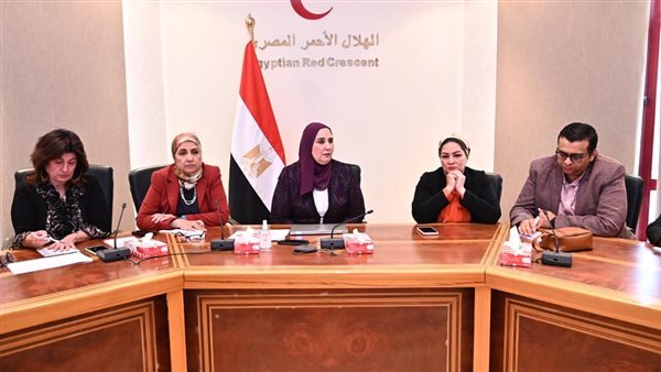 إجتماع وزيرة التضامن