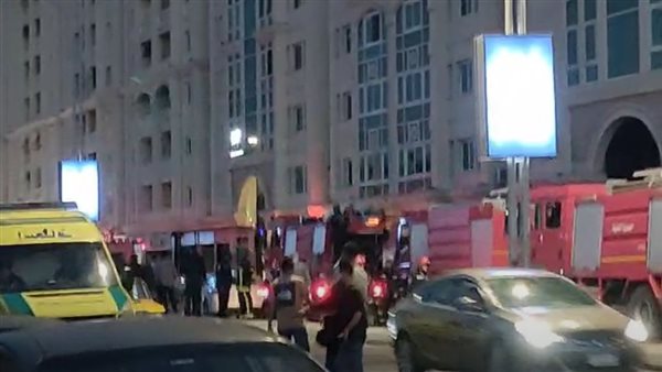 حريق بشقق نادي سموحة