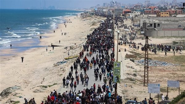 نازحون فلسطينيون