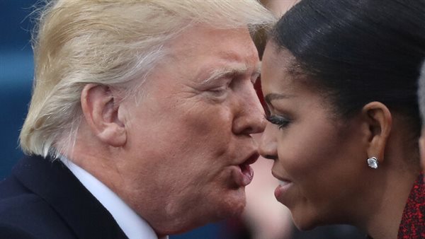 ميشيل أوباما وترامب