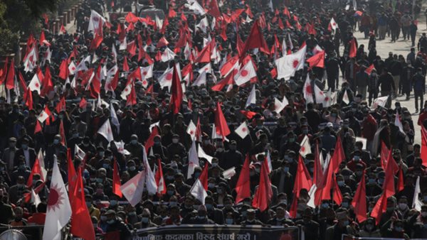 تظاهرات في نيبال