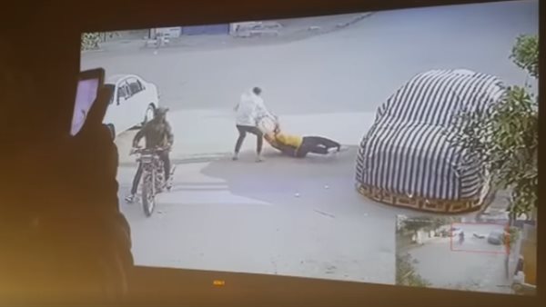 جانب من مقطع الفيديو