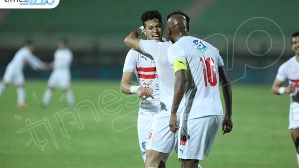جانب من مباراة الزمالك