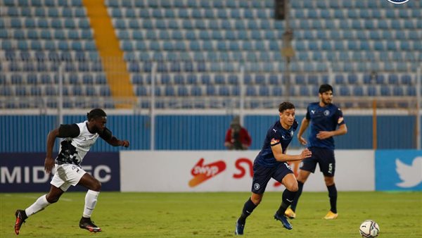 جانب من مباراة بيراميدز