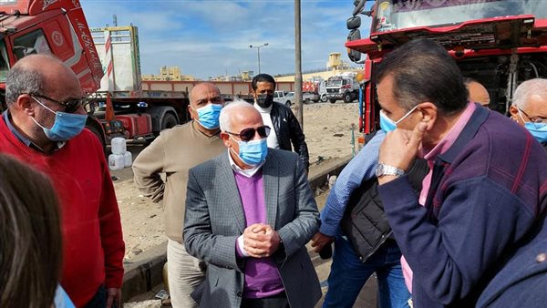 محافظ بورسعيد خلال