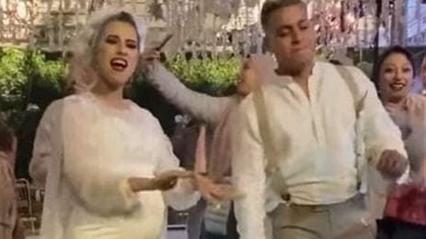 مجدي محمود وزوجته