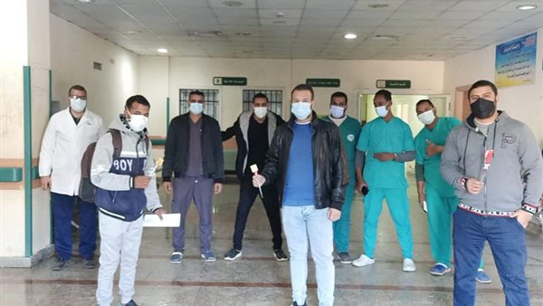 خروج المصابين بفيروس