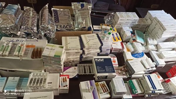 جانب من المضبوطات