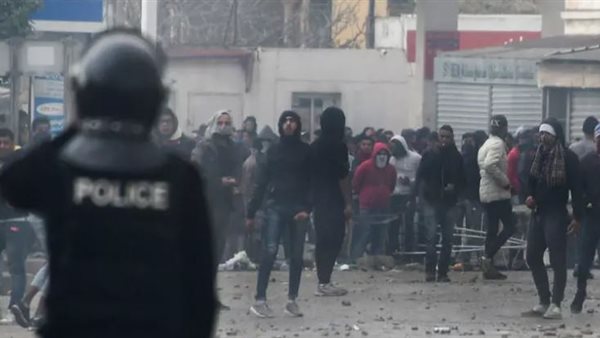 احتجاجات تونسية