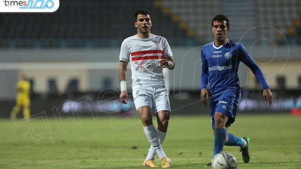 جانب من مباراة الزمالك