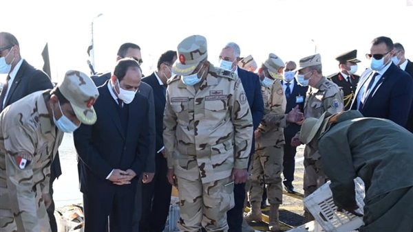 جانب من زيارة الرئيس