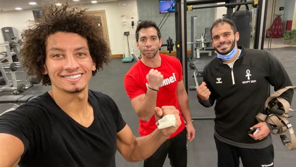 لاعبو منتخب مصر لكرة