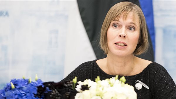 الرئيسة الإستونية