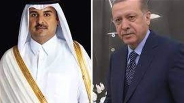 أمير قطر وأردوغان