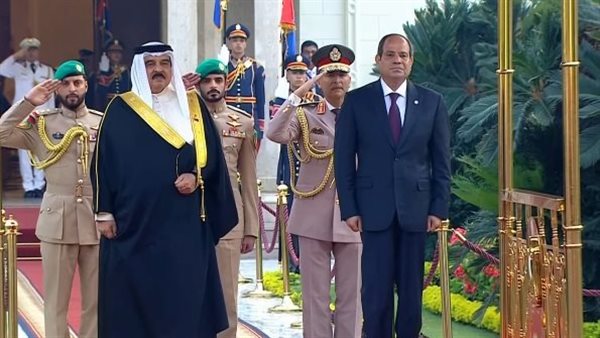 السيسي وملك البحرين